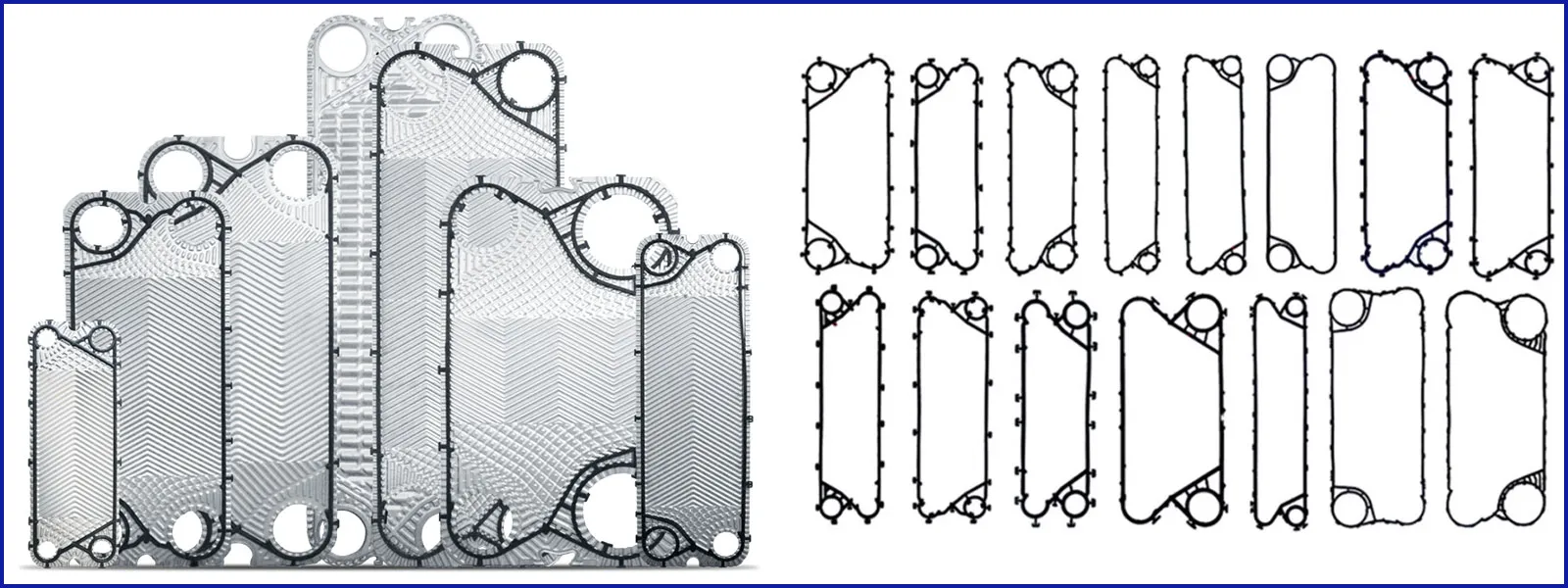 heat exchanger plate and gsket